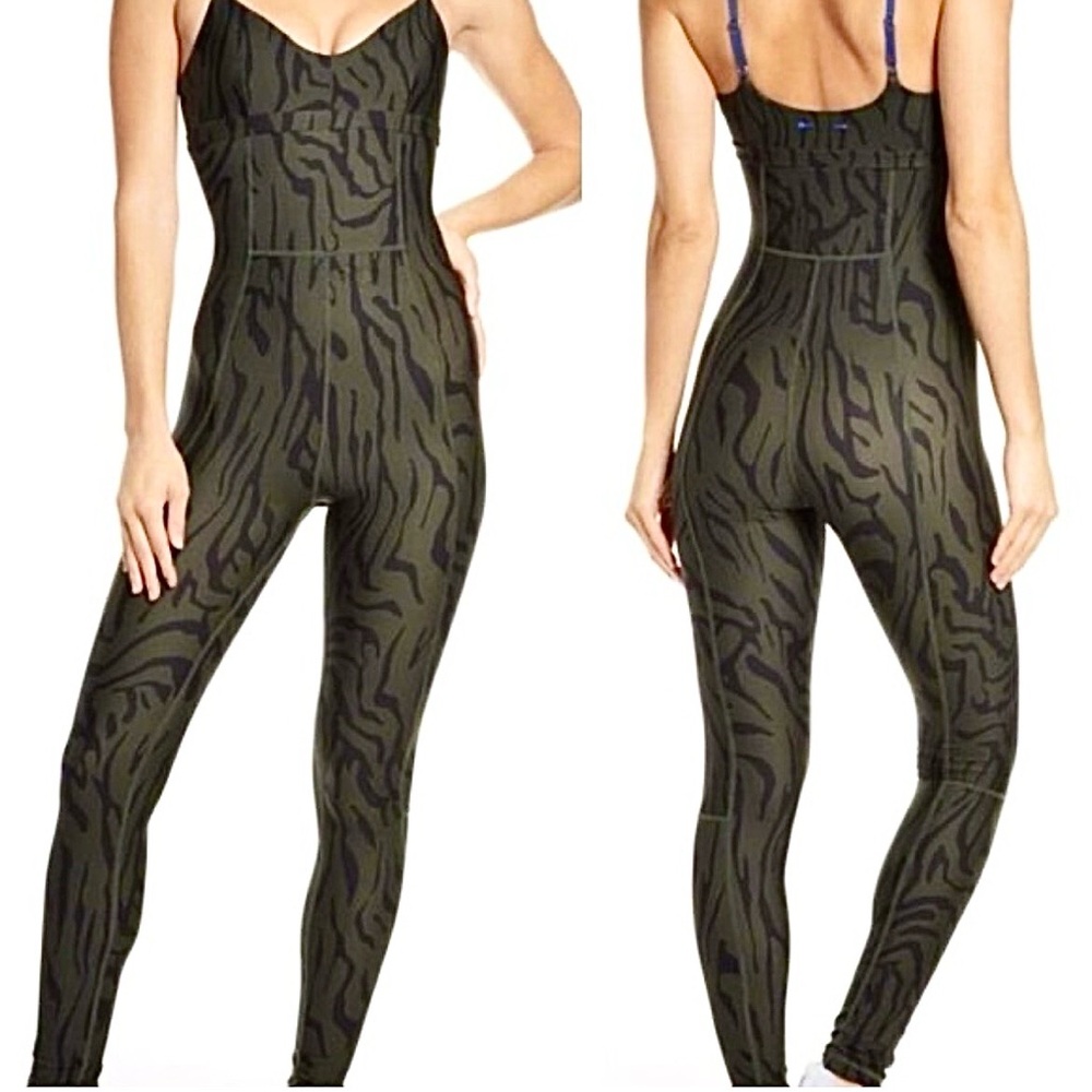 The Upside Midnight Tiger Athletic Catsuit Jumpsuit